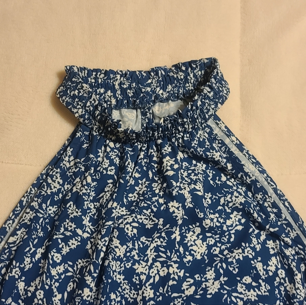 Women’s Blue and White Dress in size small - Picture 2 of 3